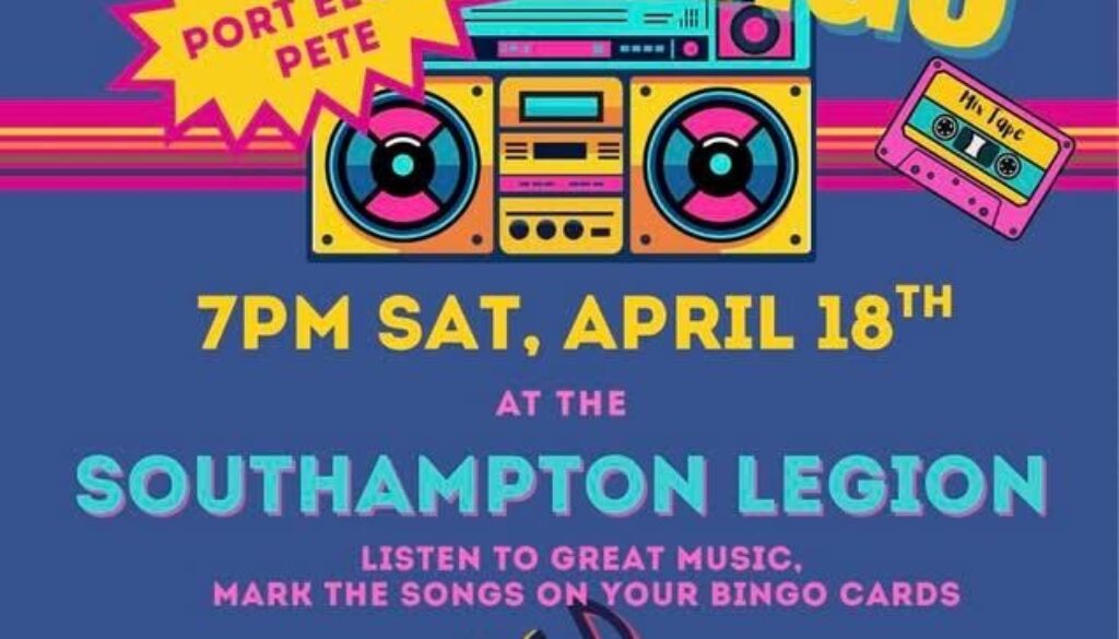 Music Bingo April 18