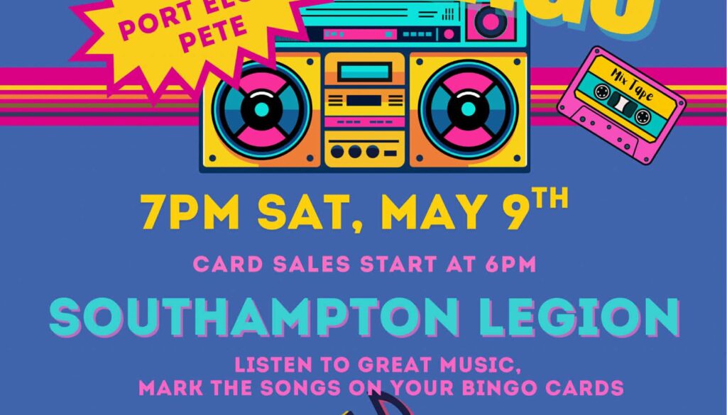 music bingo may 9