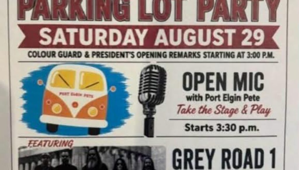 Southampton Legion Parking Lor Party